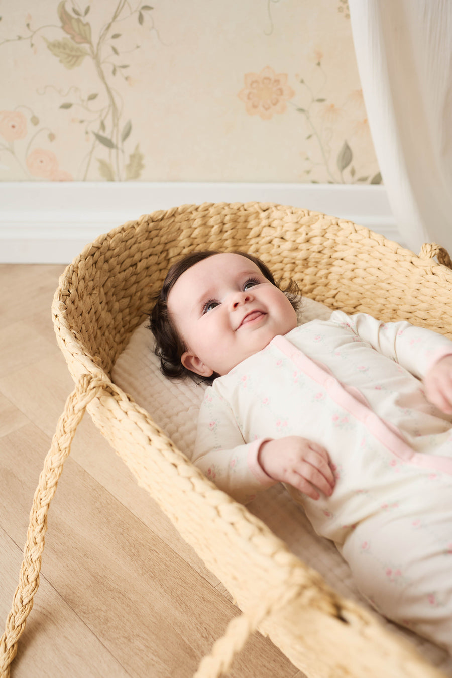 Organic Cotton Murphy Onepiece - Rose Trail Childrens Pyjama from Jamie Kay Australia