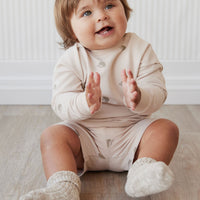 Organic Cotton Kit Sweatshirt - Henry Hedgehog Birch Childrens Top from Jamie Kay Australia