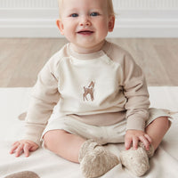 Organic Cotton Tao Sweatshirt - Fable Deer Cloud Childrens Top from Jamie Kay Australia