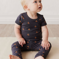 Organic Cotton Everyday Legging - Fox Cubs Constellation Childrens Legging from Jamie Kay Australia