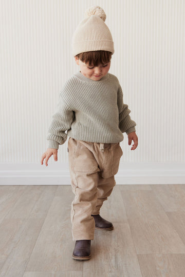 Cillian Cord Pant - Fawn Childrens Pant from Jamie Kay Australia