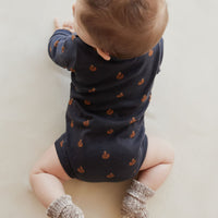 Organic Cotton Fernley Bodysuit - Fox Cubs Constellation Childrens Bodysuit from Jamie Kay Australia