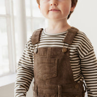 Arlo Cord Overall - Deep Olive Childrens Overall from Jamie Kay Australia