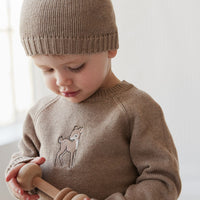 Ethan Jumper - Doe Marle Deer Childrens Jumper from Jamie Kay Australia