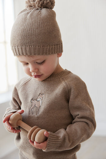 Ethan Jumper - Doe Marle Deer Childrens Jumper from Jamie Kay Australia