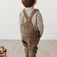 Arlo Cord Overall - Deep Olive Childrens Overall from Jamie Kay Australia