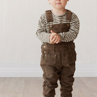 Arlo Cord Overall - Deep Olive Childrens Overall from Jamie Kay Australia