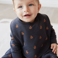 Organic Cotton Bib - Fox Cubs Constellation Childrens Bib from Jamie Kay Australia