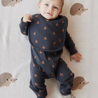 Organic Cotton Bib - Fox Cubs Constellation Childrens Bib from Jamie Kay Australia