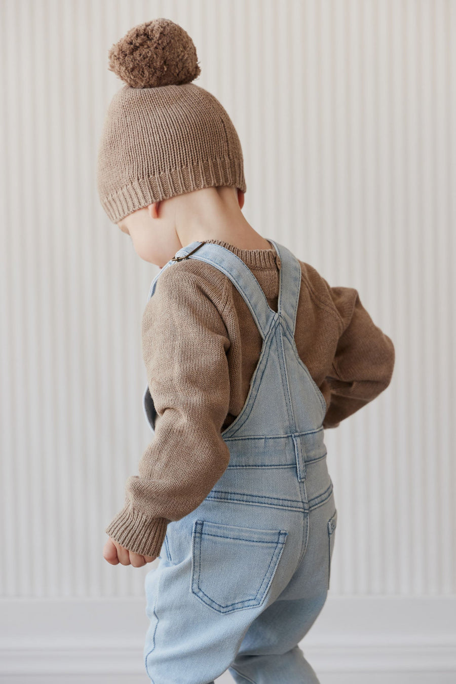 Arlo Twill Overall - Washed Denim Childrens Overall from Jamie Kay Australia