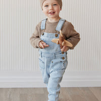 Arlo Overall - Washed Denim Childrens Overall from Jamie Kay Australia