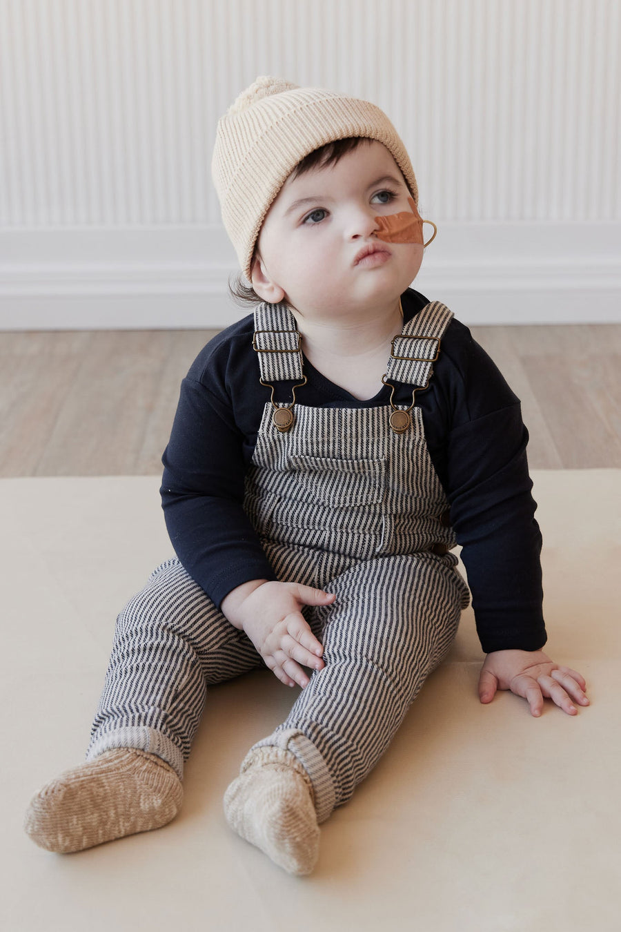 Arlo Twill Overall - Constellation/Shell Childrens Overall from Jamie Kay Australia