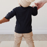 Pima Cotton Arnold Long Sleeve Top - Constellation Fox Childrens Top from Jamie Kay Australia