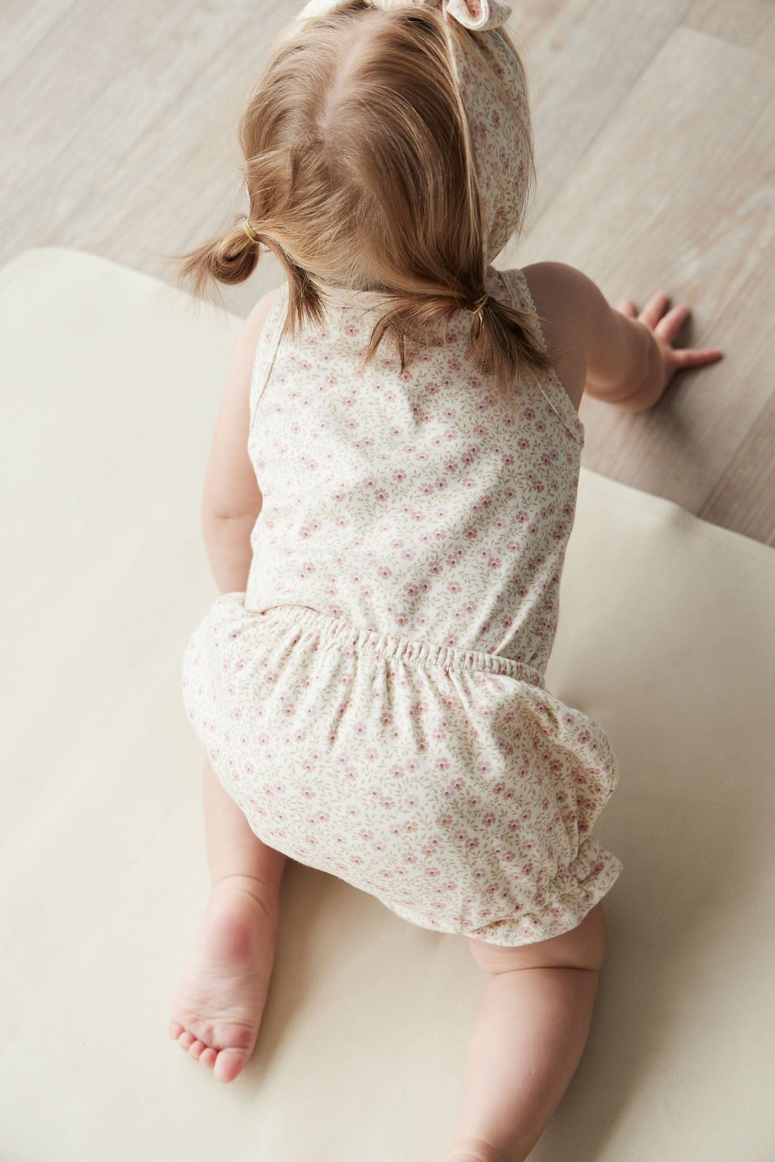 Organic Cotton Frill Bloomer - Emmy Egret Childrens Bloomer from Jamie Kay Australia