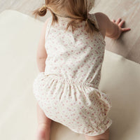 Organic Cotton Frill Bloomer - Emmy Egret Childrens Bloomer from Jamie Kay Australia