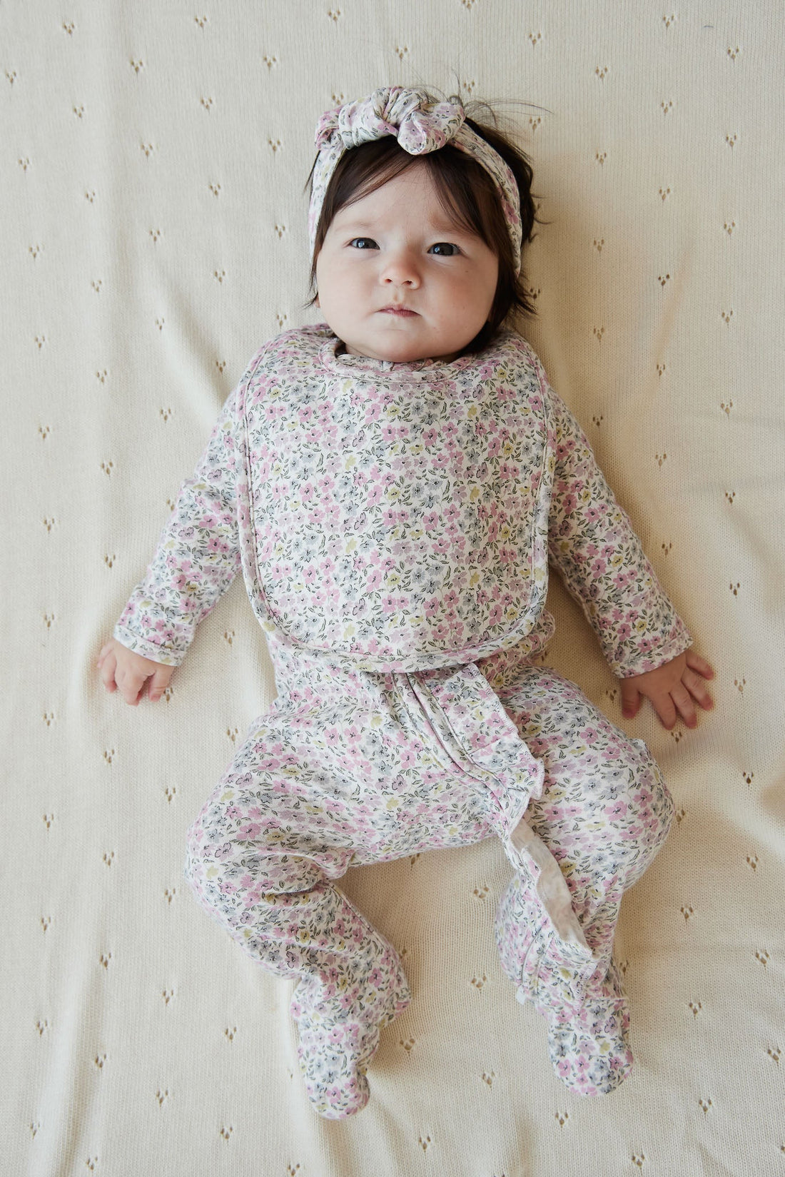 Organic Cotton Melanie Onepiece - Fifi Mini Slightly Pink Childrens Onepiece from Jamie Kay Australia