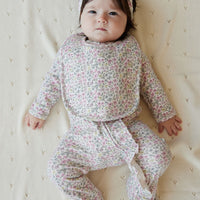 Organic Cotton Melanie Onepiece - Fifi Mini Slightly Pink Childrens Onepiece from Jamie Kay Australia