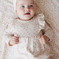 Organic Cotton Vivienne Playsuit - Emmy Egret Childrens Playsuit from Jamie Kay Australia