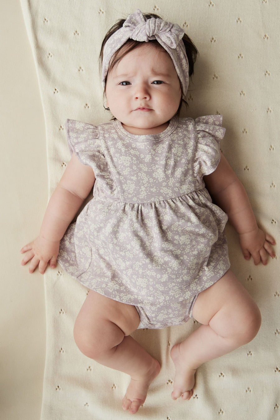 Organic Cotton Elianna Playsuit - Sadie Luna Childrens Playsuit from Jamie Kay Australia