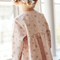 Organic Cotton Charlotte Dress - Petite Fleur Soft Peony Childrens Dress from Jamie Kay Australia