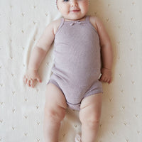 Organic Cotton Modal Singlet Bodysuit - Tulip Marle Childrens Bodysuit from Jamie Kay Australia