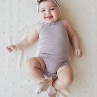 Organic Cotton Modal Singlet Bodysuit - Tulip Marle Childrens Bodysuit from Jamie Kay Australia