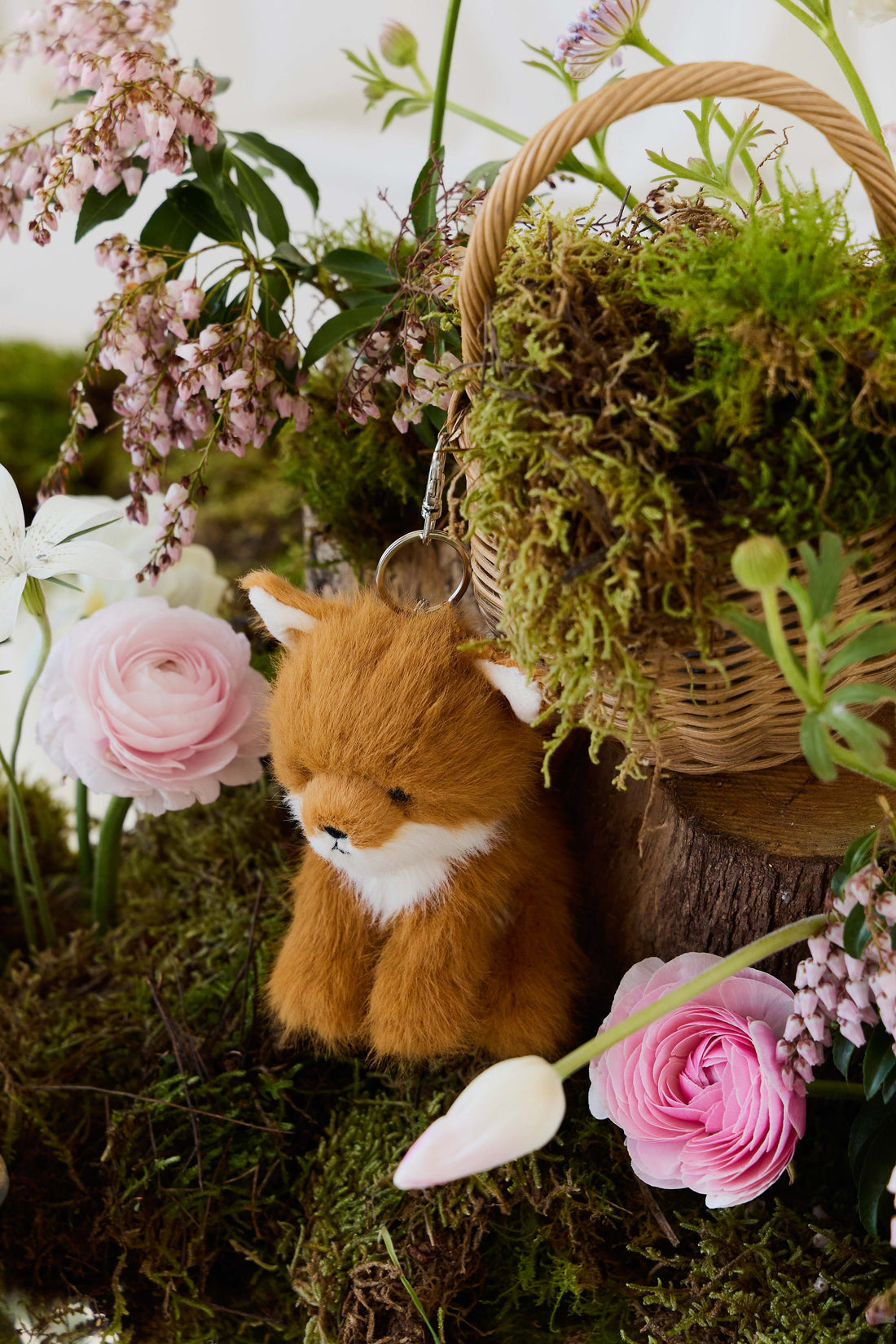 Snuggle Bunnies - Archie Keyring - Natural Childrens Toys from Jamie Kay Australia