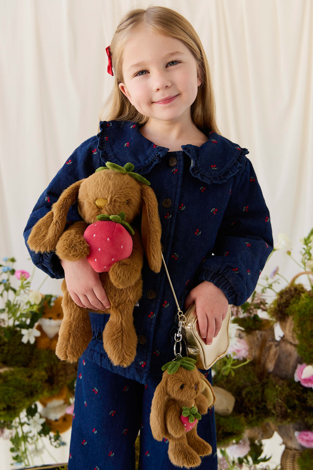 Snuggle Bunnies - Strawberry Penelope - Oak Childrens Toys from Jamie Kay Australia