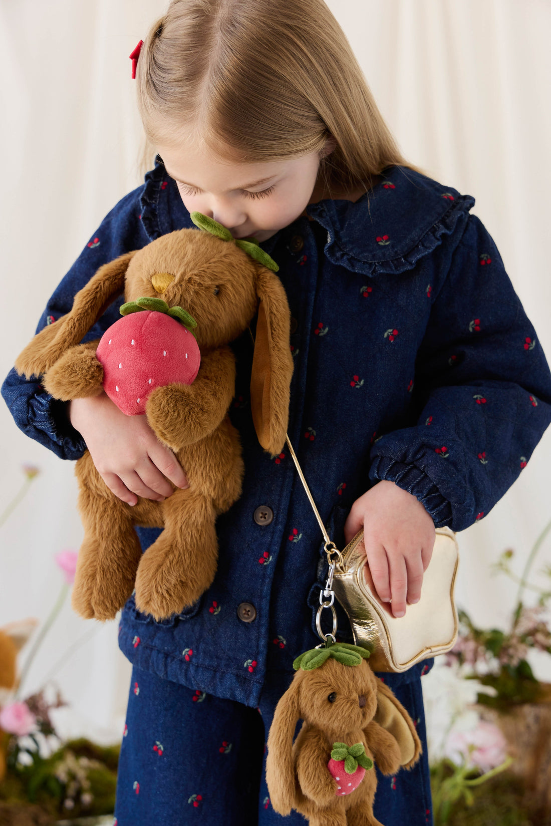 Snuggle Bunnies - Strawberry Penelope - Oak Childrens Toys from Jamie Kay Australia