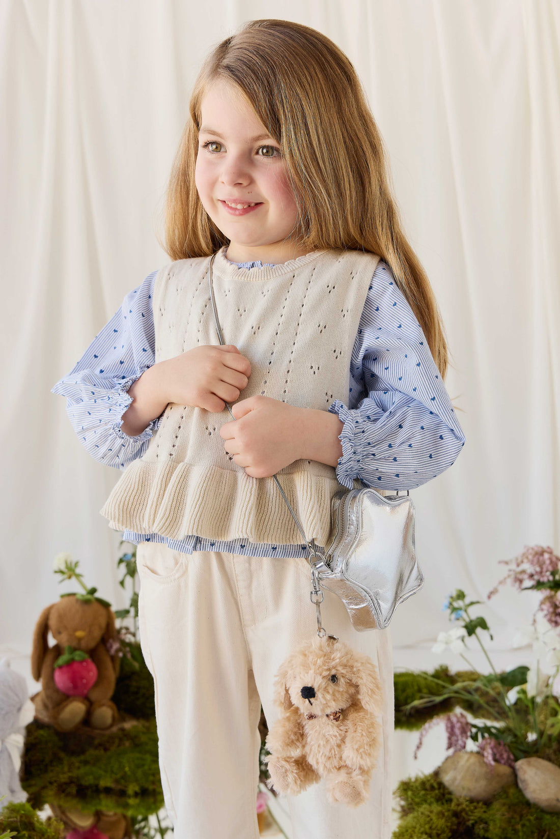 Snuggle Bunnies - Honey Keyring - Honey Childrens Toys from Jamie Kay Australia