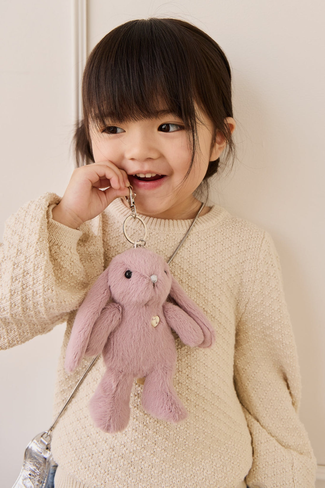 Snuggle Bunnies - Penelope Keyring - Periwinkle Childrens Toys from Jamie Kay Australia