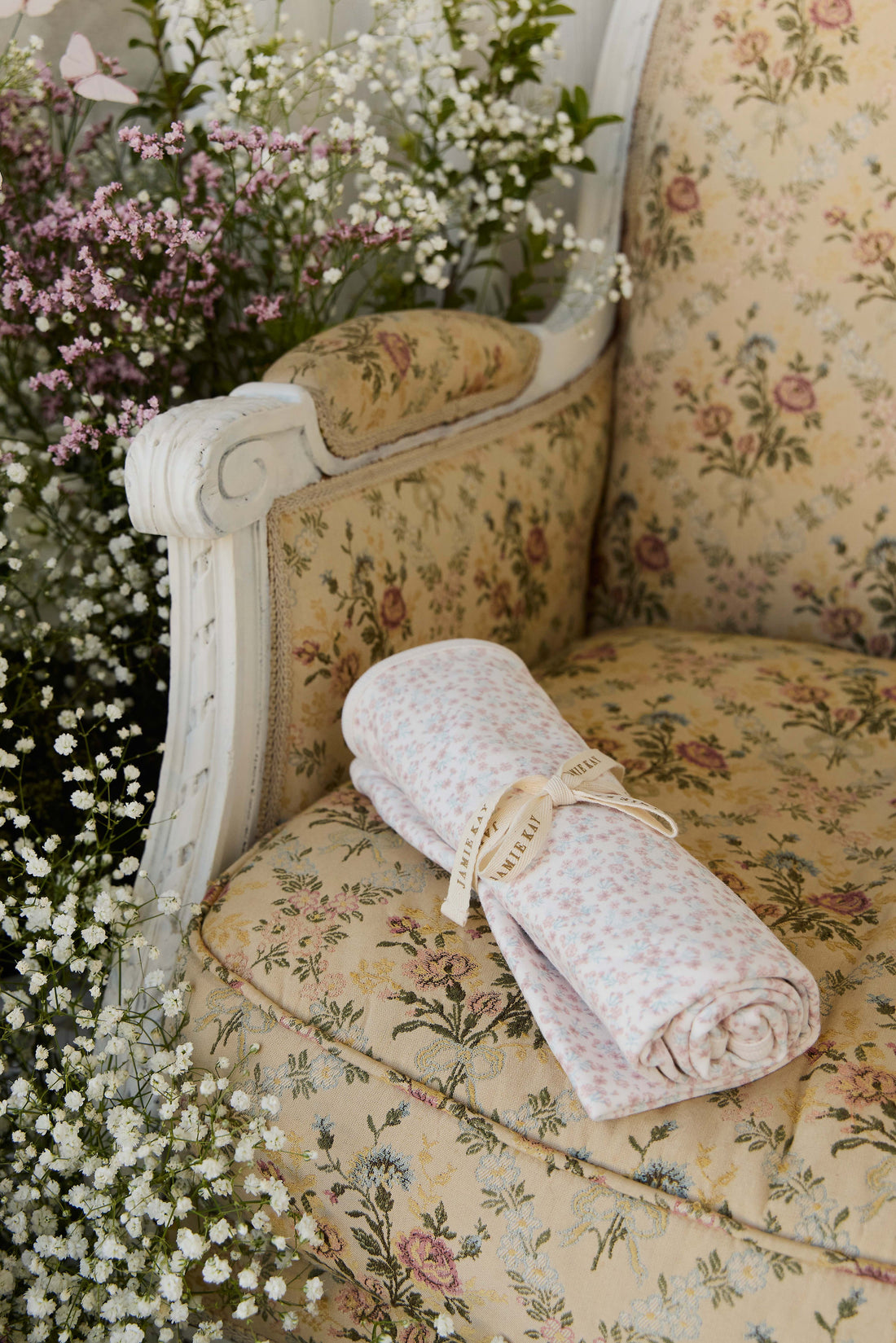 Organic Cotton Murphy Wrap - Posy Milk Childrens Blanket from Jamie Kay Australia