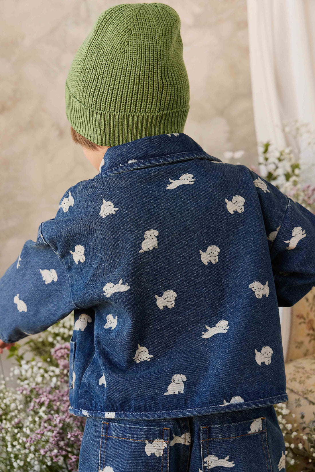 Johan Knit Beanie - Matcha Childrens Hat from Jamie Kay Australia