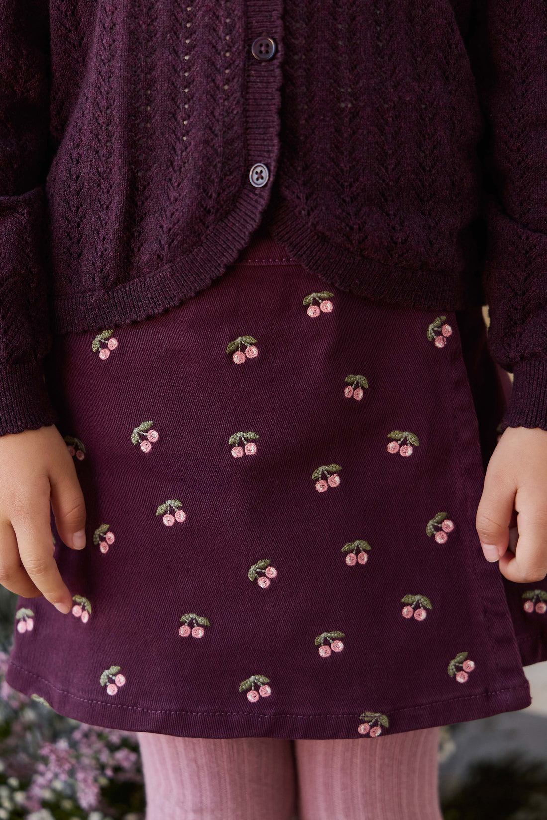 Beatrice Skirt - Cherry Fig Childrens Skirt from Jamie Kay Australia
