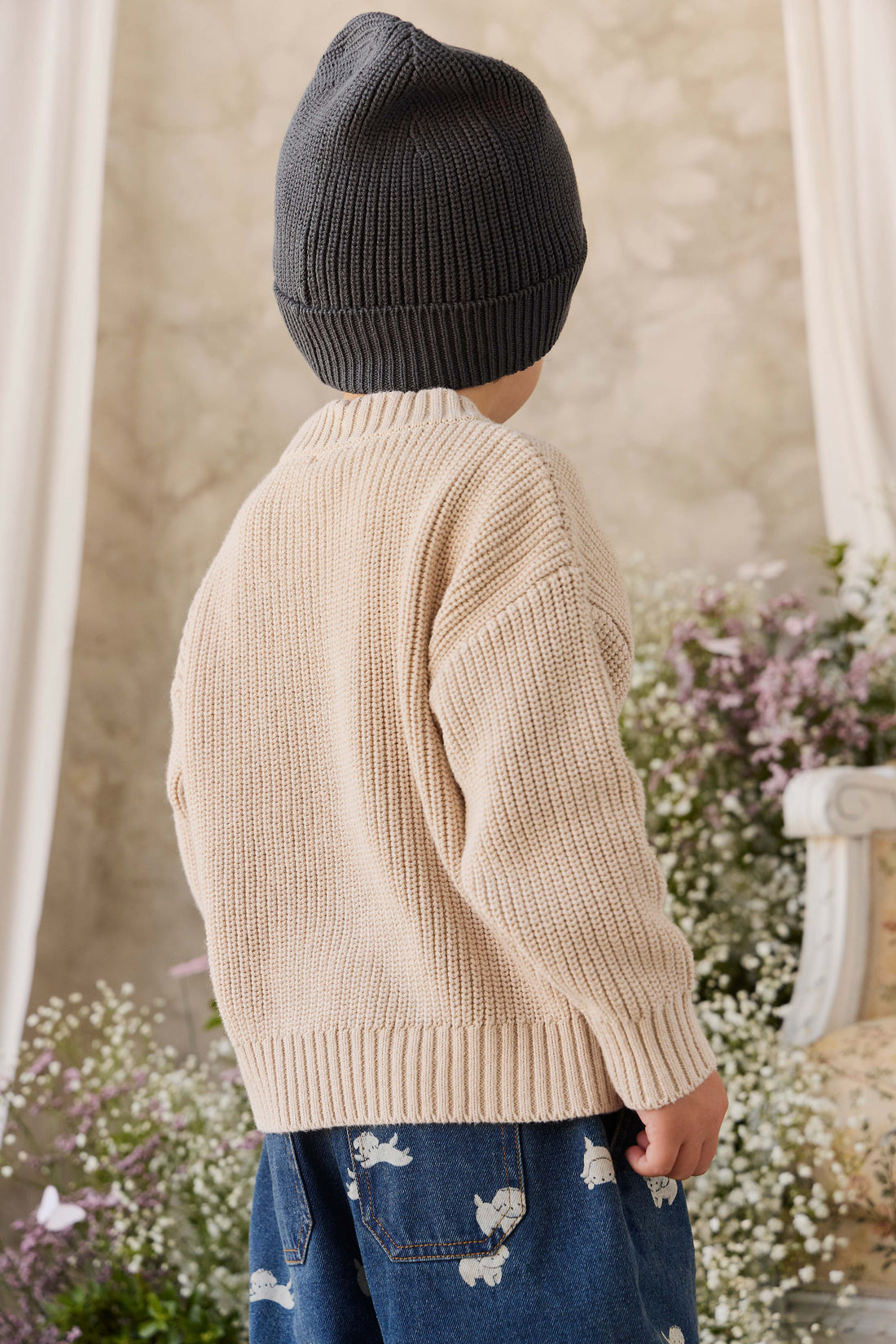 Johan Jumper - Vintage Linen Childrens Jumper from Jamie Kay Australia