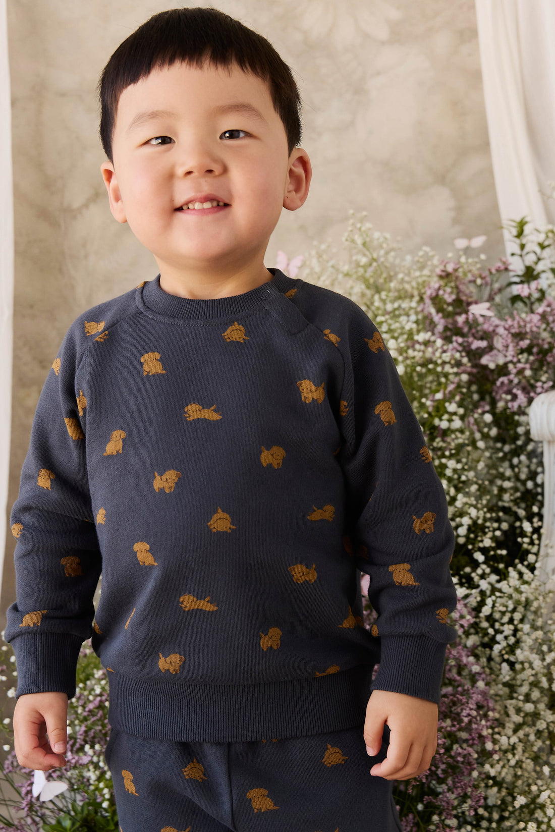 Organic Cotton Flynn Sweatshirt - Playful Milo Captain Childrens Sweatshirting from Jamie Kay Australia