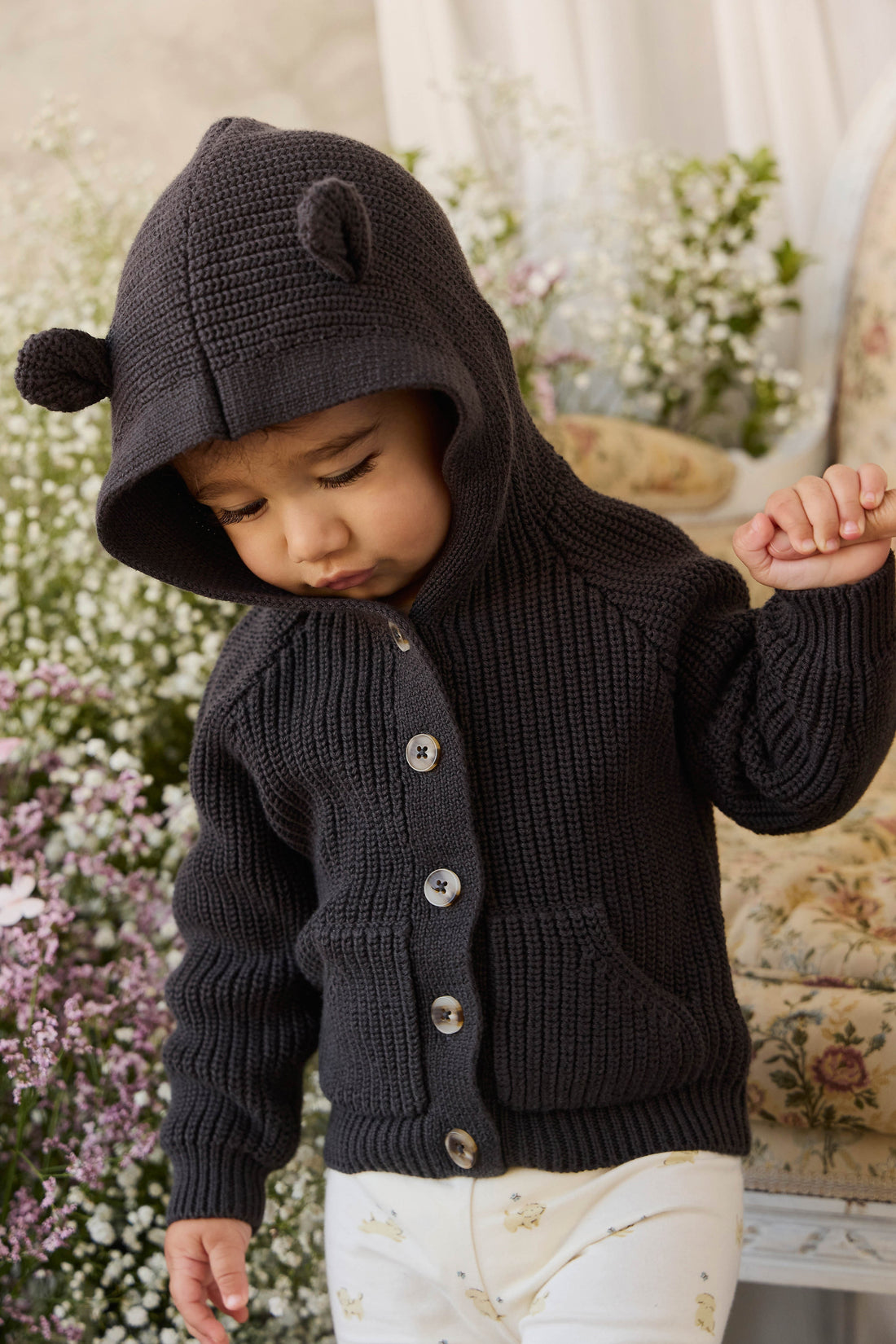Bear Cardigan - Comet Childrens Cardigan from Jamie Kay Australia