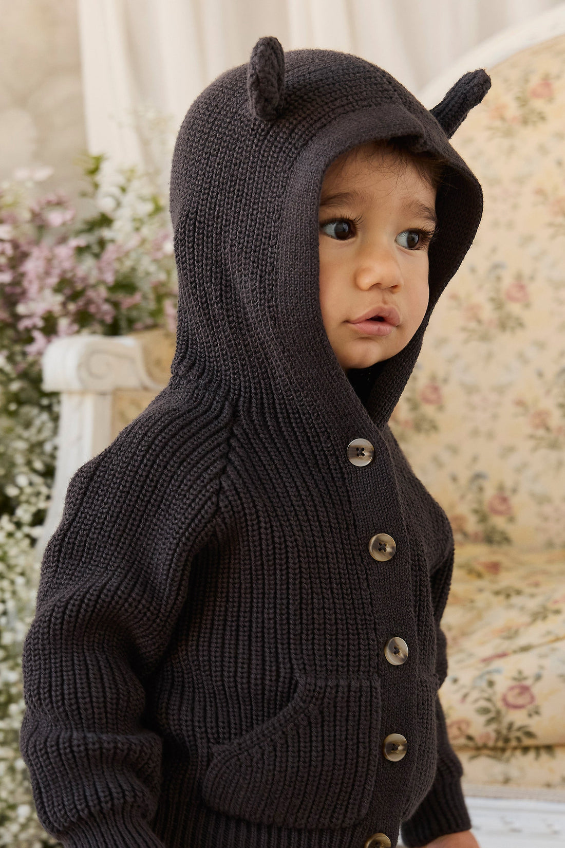 Bear Cardigan - Comet Childrens Cardigan from Jamie Kay Australia