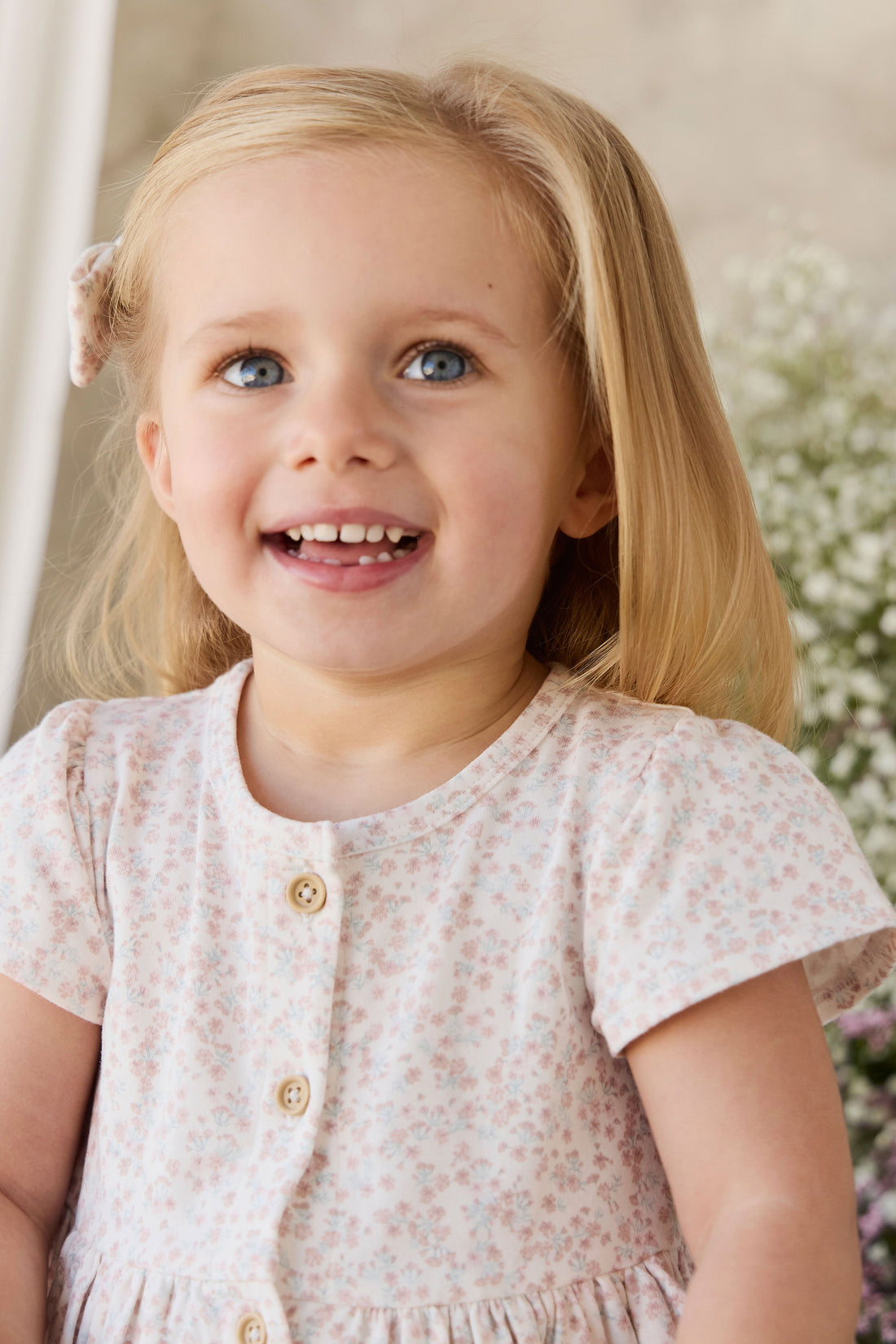 Organic Cotton Dahlia Dress - Posy Milk Childrens Dress from Jamie Kay Australia