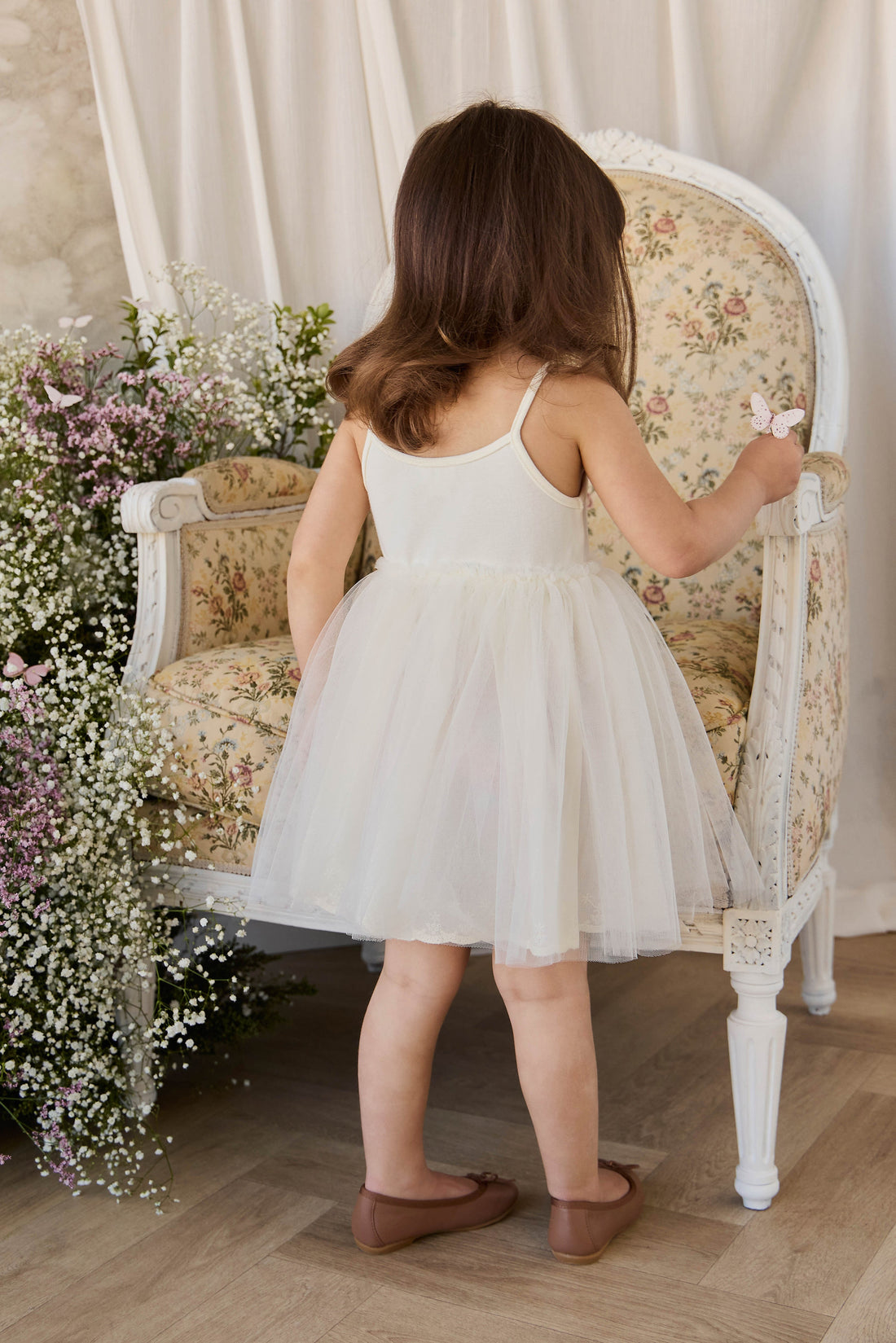 Leonie Dress - Parchment Childrens Dress from Jamie Kay Australia