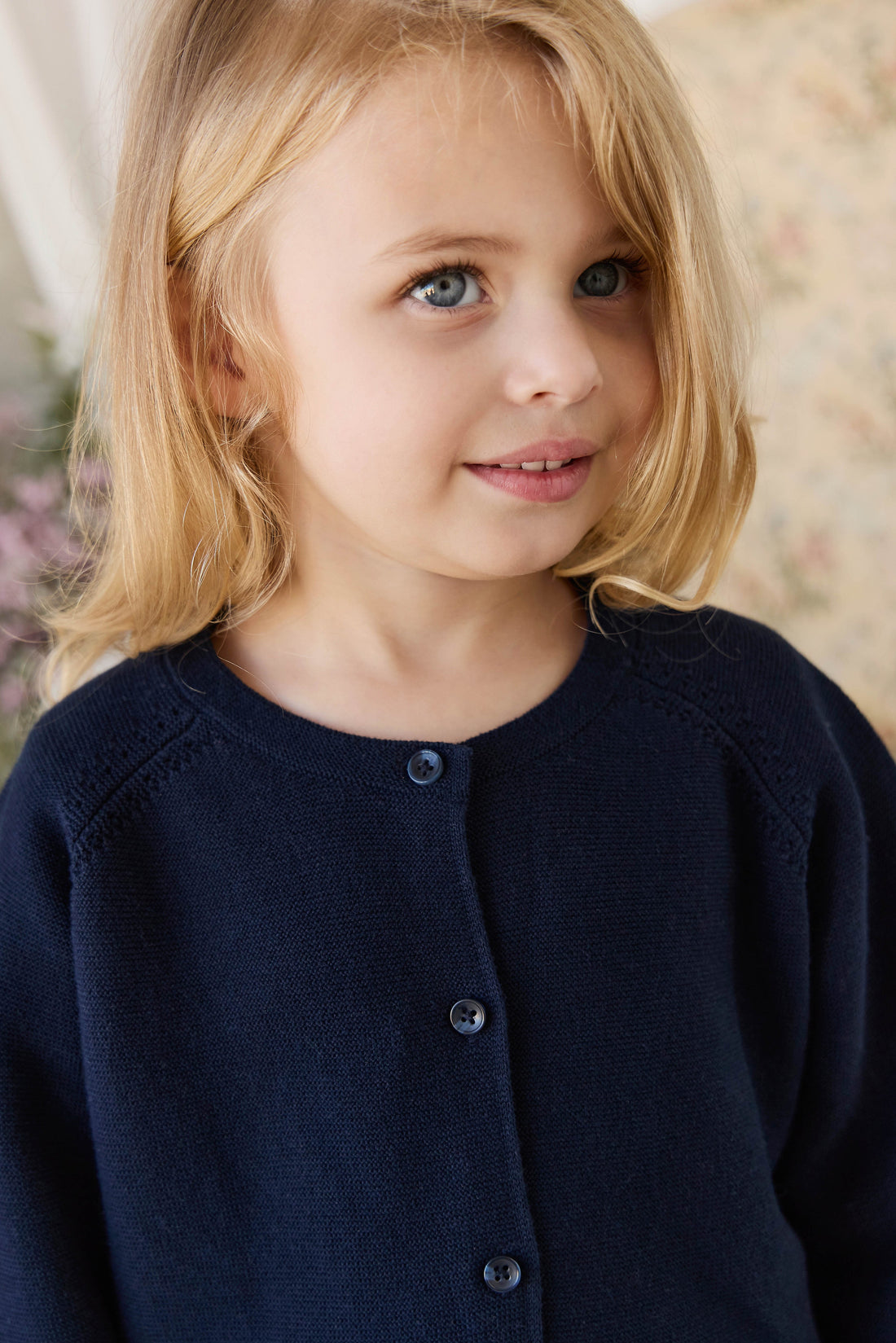 Delaney Knitted Cardigan - Starry Night Childrens Cardigan from Jamie Kay Australia