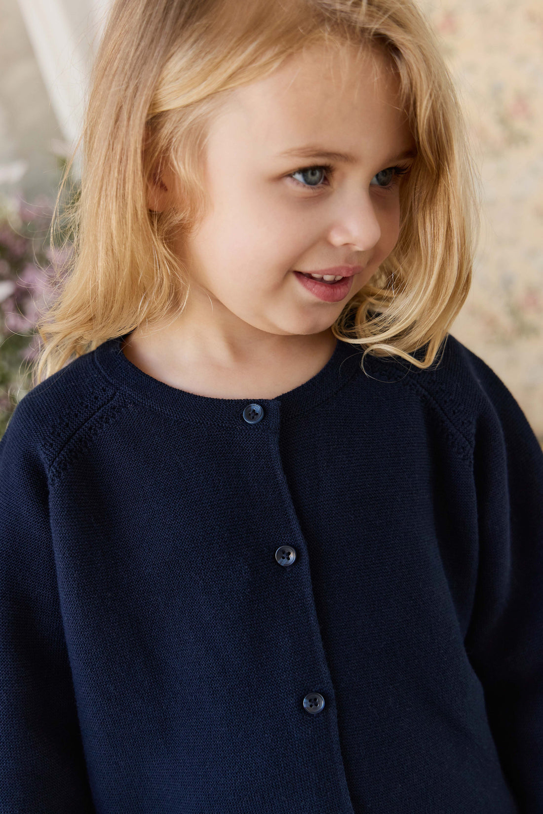 Delaney Knitted Cardigan - Starry Night Childrens Cardigan from Jamie Kay Australia