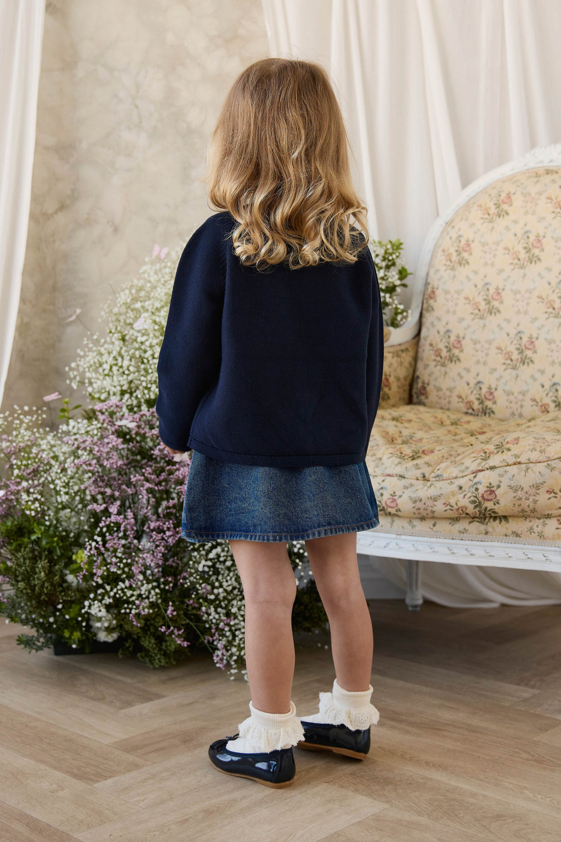 Delaney Knitted Cardigan - Starry Night Childrens Cardigan from Jamie Kay Australia