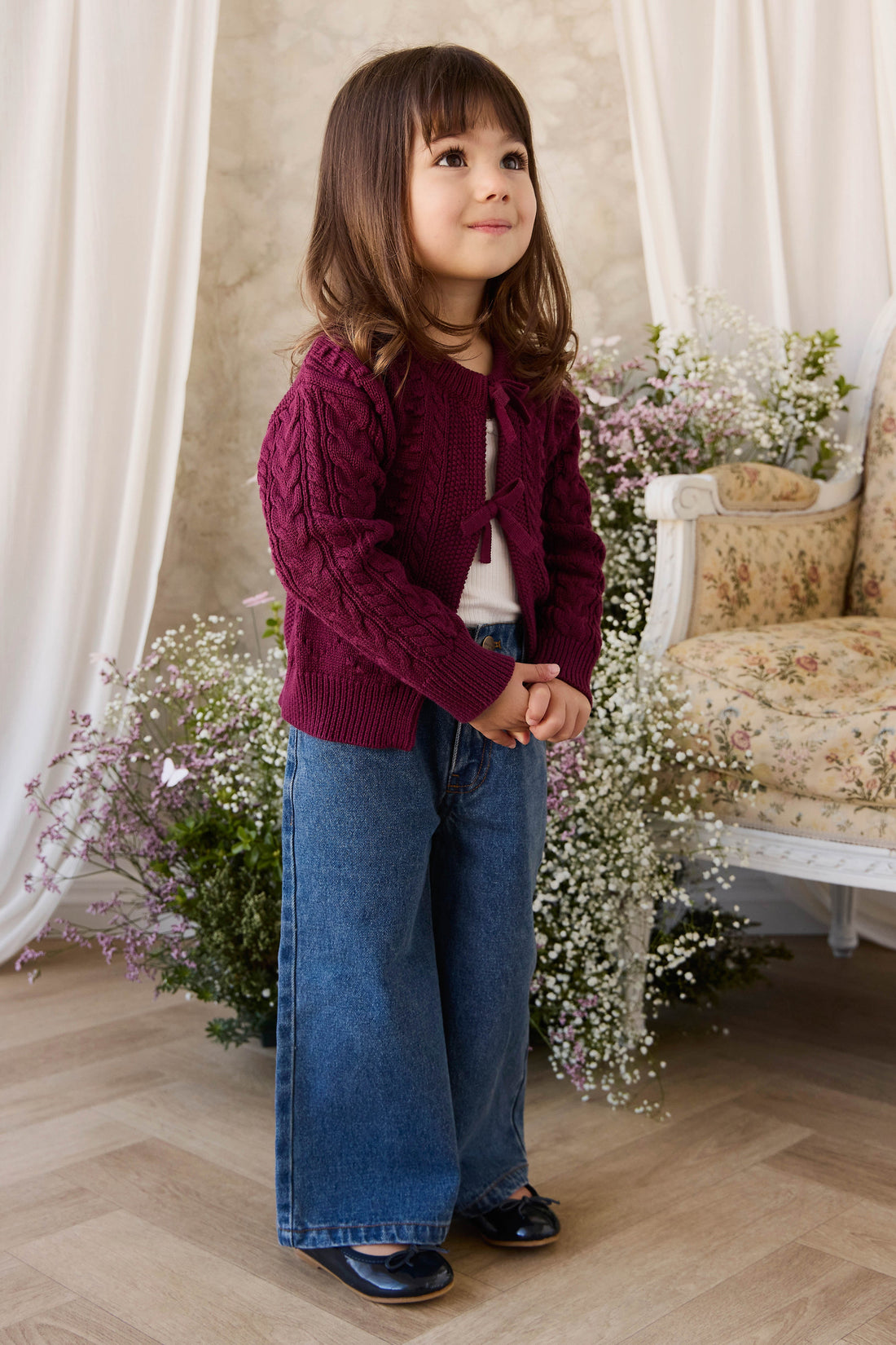 Beatrice Pant - Classic Denim Childrens Pant from Jamie Kay Australia