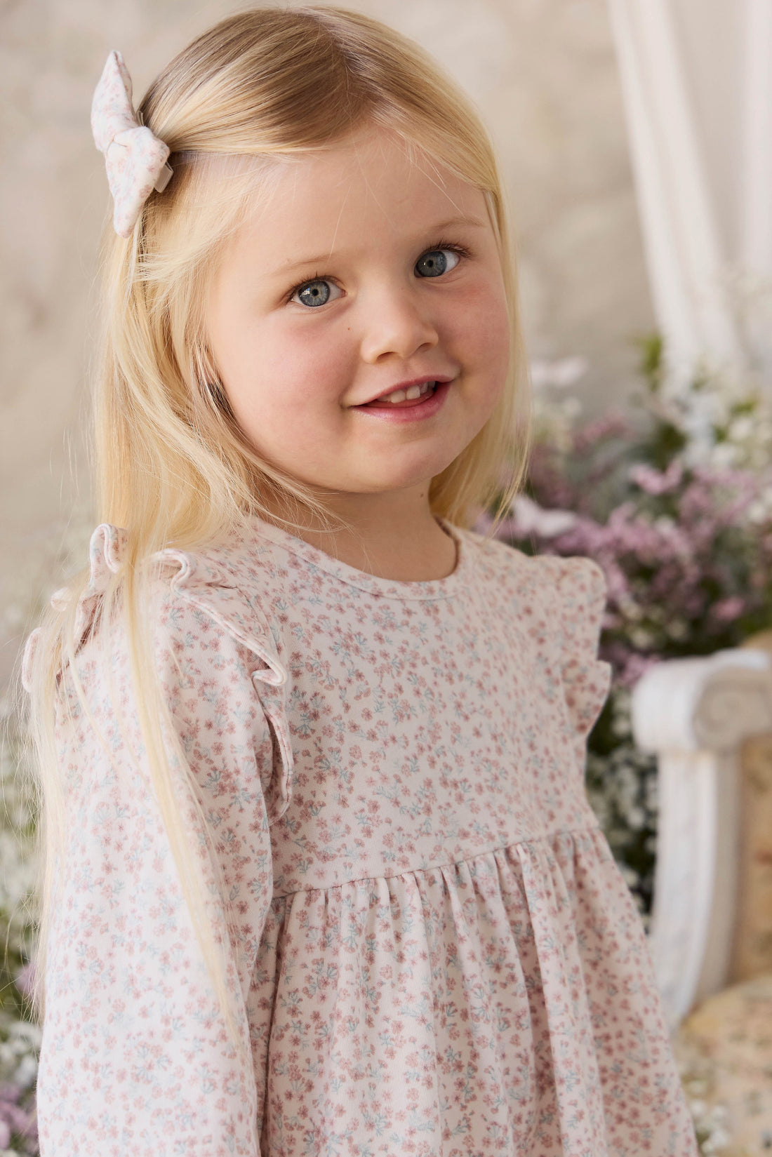 Organic Cotton Frankie Dress - Posy Milk Childrens Dress from Jamie Kay Australia