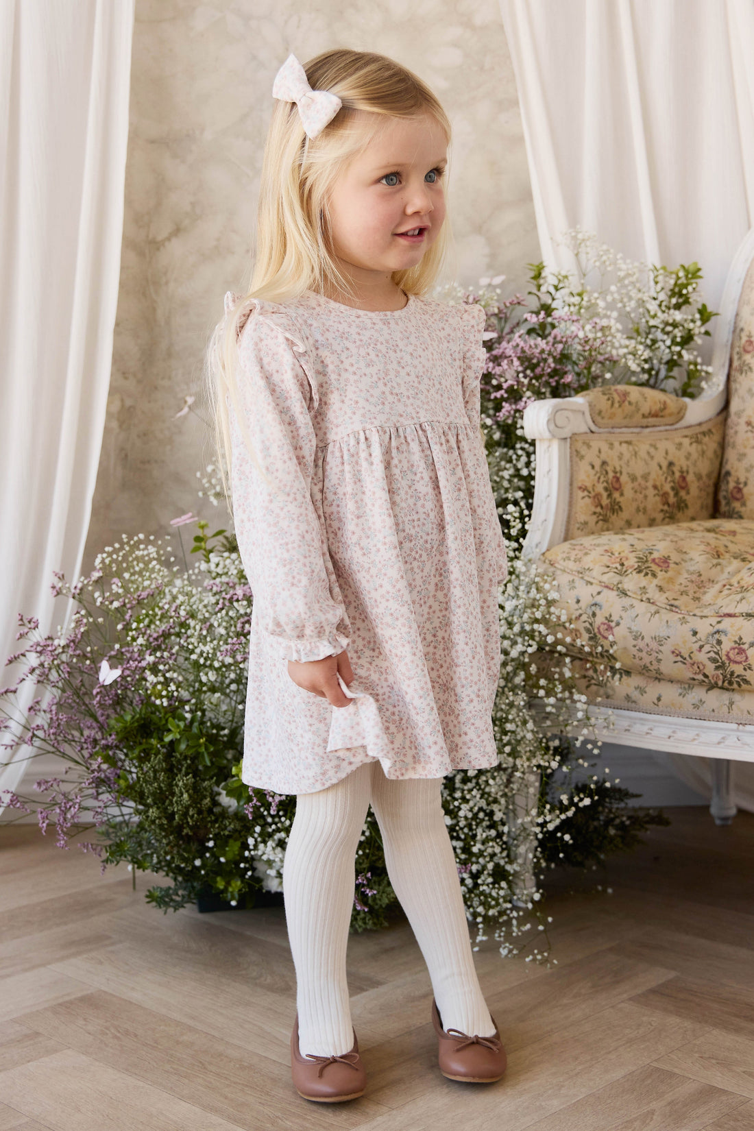 Organic Cotton Frankie Dress - Posy Milk Childrens Dress from Jamie Kay Australia