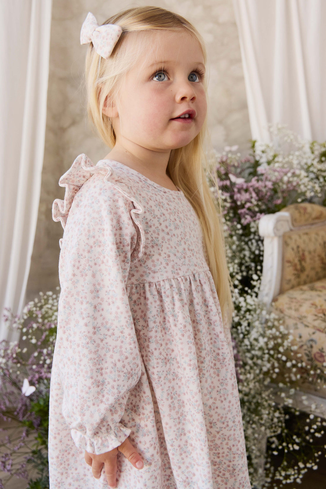 Organic Cotton Frankie Dress - Posy Milk Childrens Dress from Jamie Kay Australia