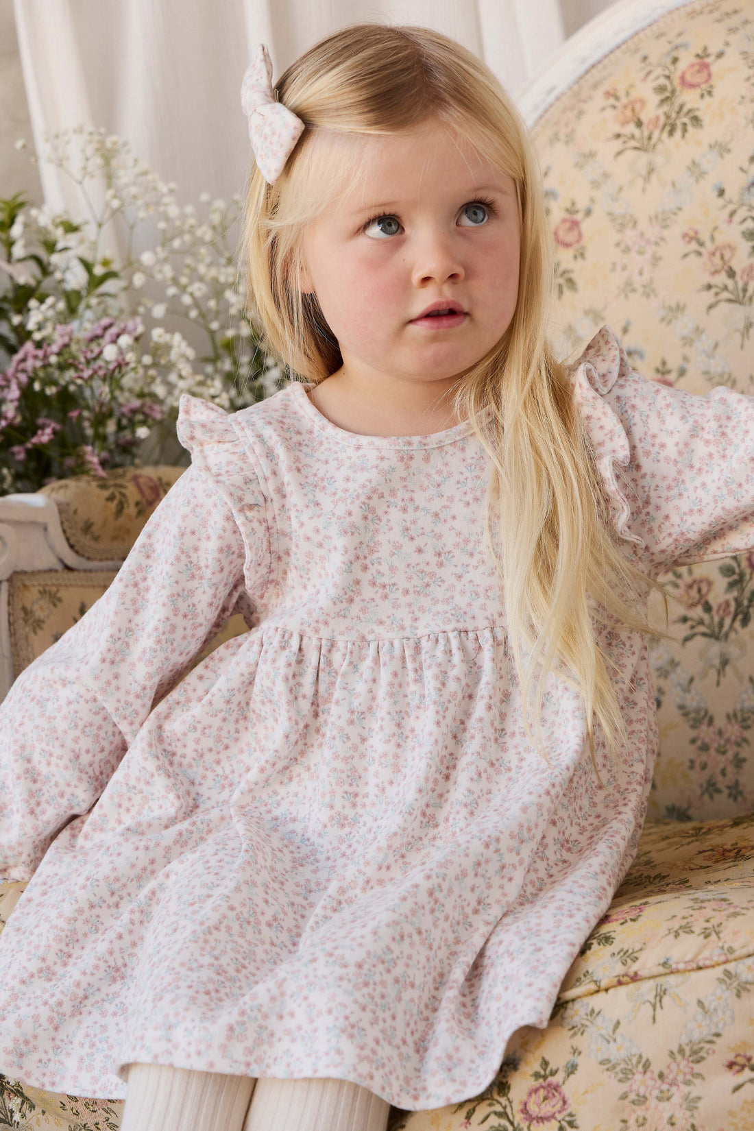 Organic Cotton Frankie Dress - Posy Milk Childrens Dress from Jamie Kay Australia
