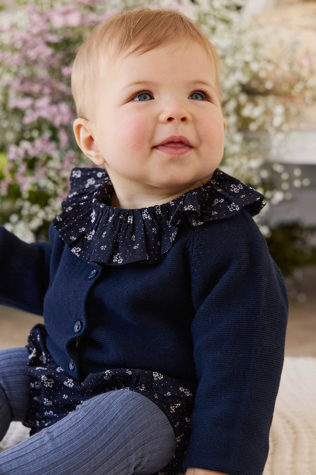 Delaney Knitted Cardigan - Starry Night Childrens Cardigan from Jamie Kay Australia