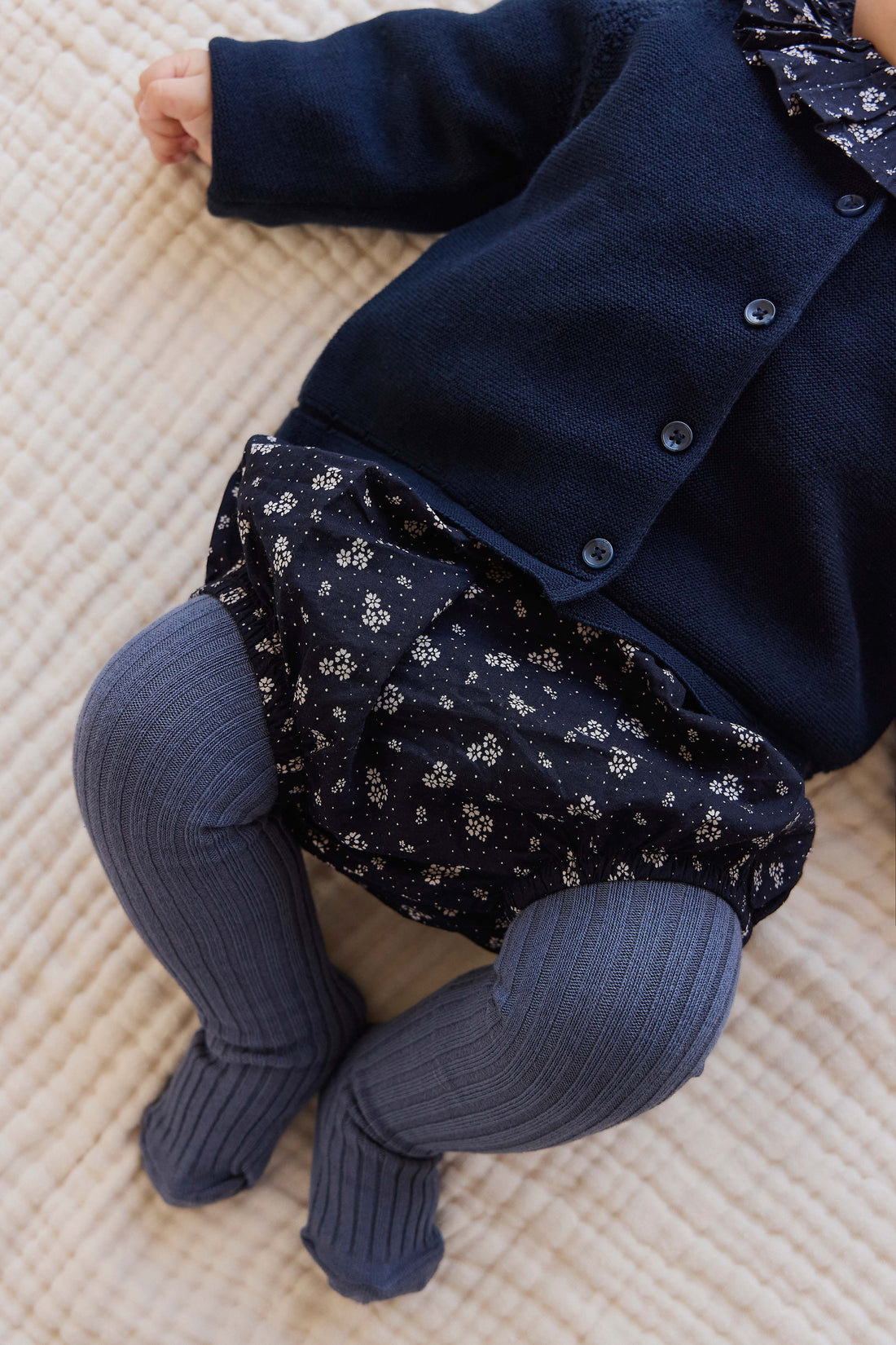 Ribbed Tight - Bastille Childrens Tights from Jamie Kay Australia